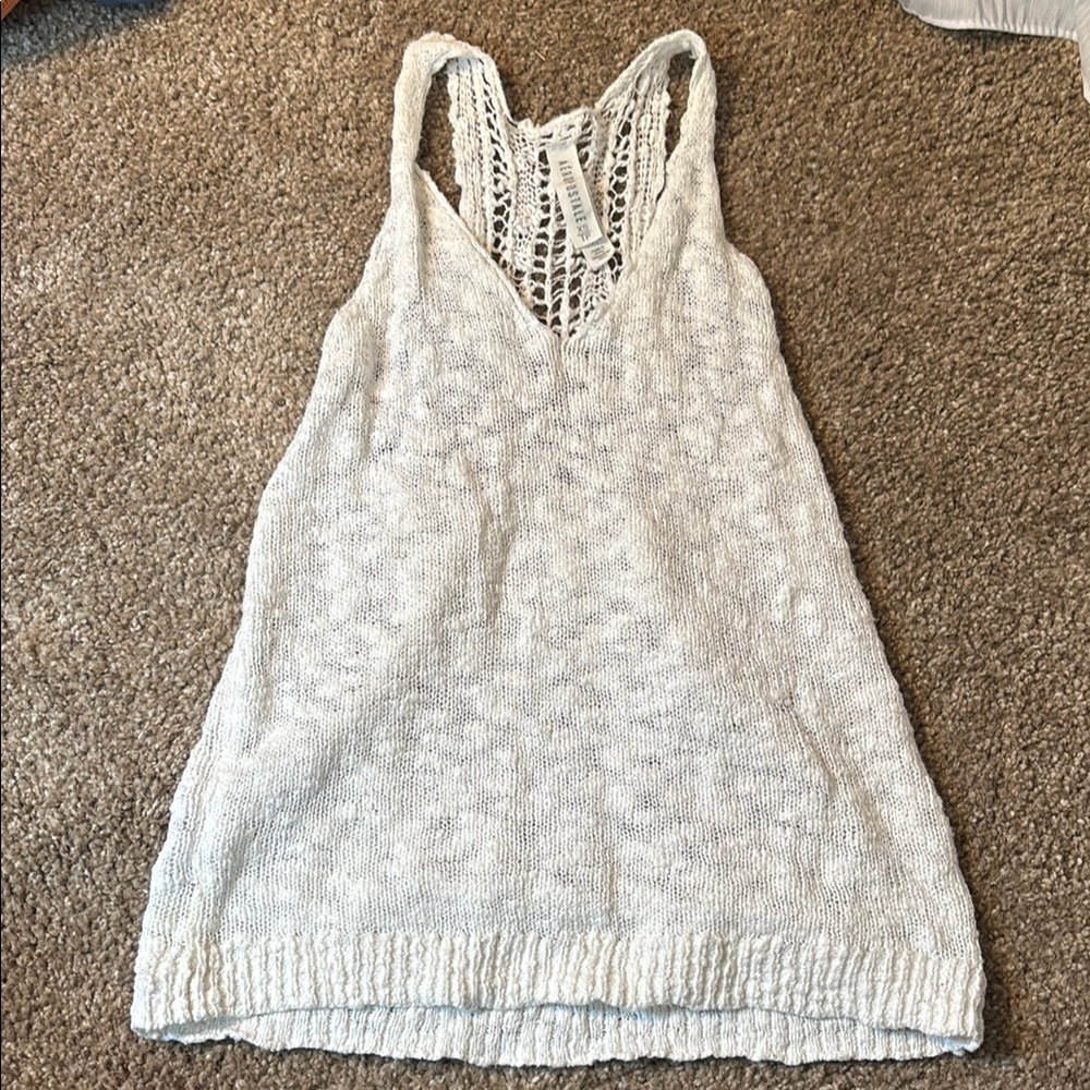 Aeropostale White Knit tank
